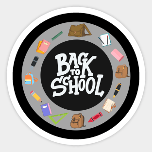 back to school Sticker